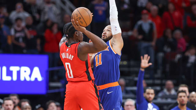 Aaron Holiday Jalen Brunson Knicks